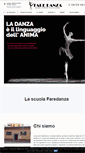Mobile Screenshot of faredanza.com